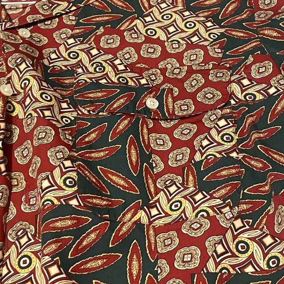 Vintage Polo By Ralph Lauren Button Down Hawaiian Shirt Large - Picture 3 of 6